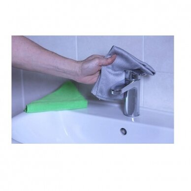 Mikropluošto šluosčių rinkinys GREENER CLEANER, voniai ir dušo kabinai