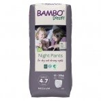 Sauskelnės - kelnaitės vaikams BAMBO DREAMY NIGHT 4-7 GIRL, 15-35 kg