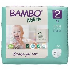 Sauskelnės vaikams BAMBO NATURE 2, 3-6 kg